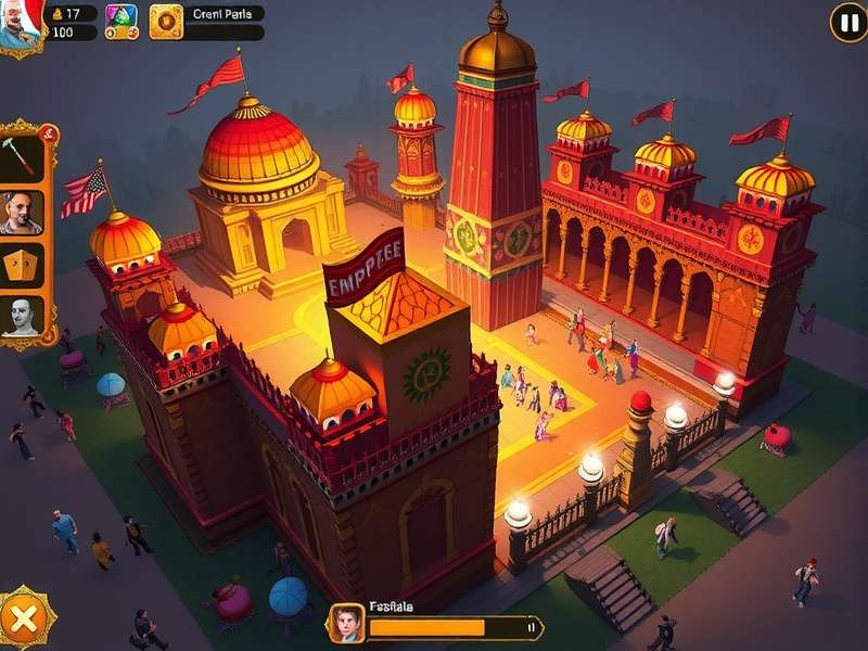 Empire Of Rajas Kingdom Management Interface